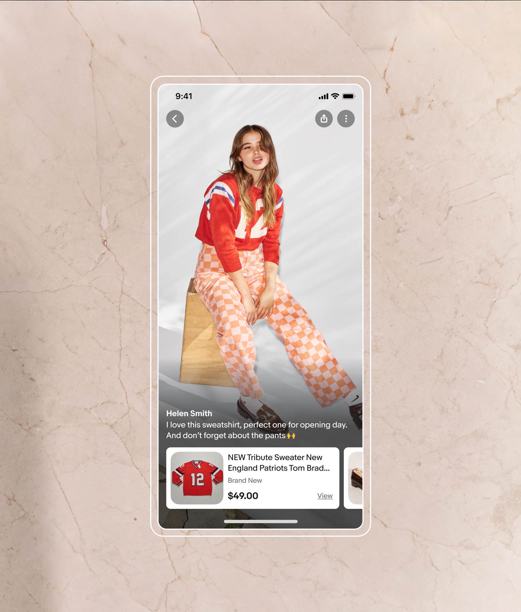 Influencer storefront image 4, side A